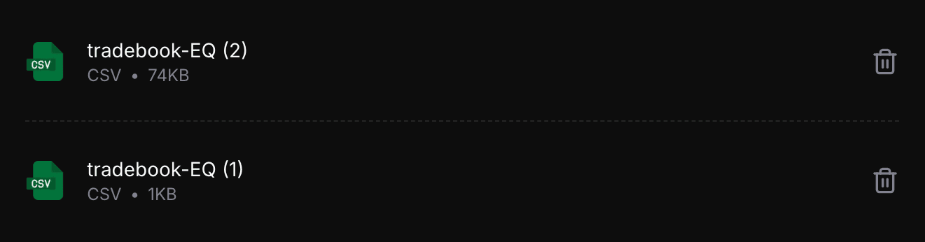 File upload UI